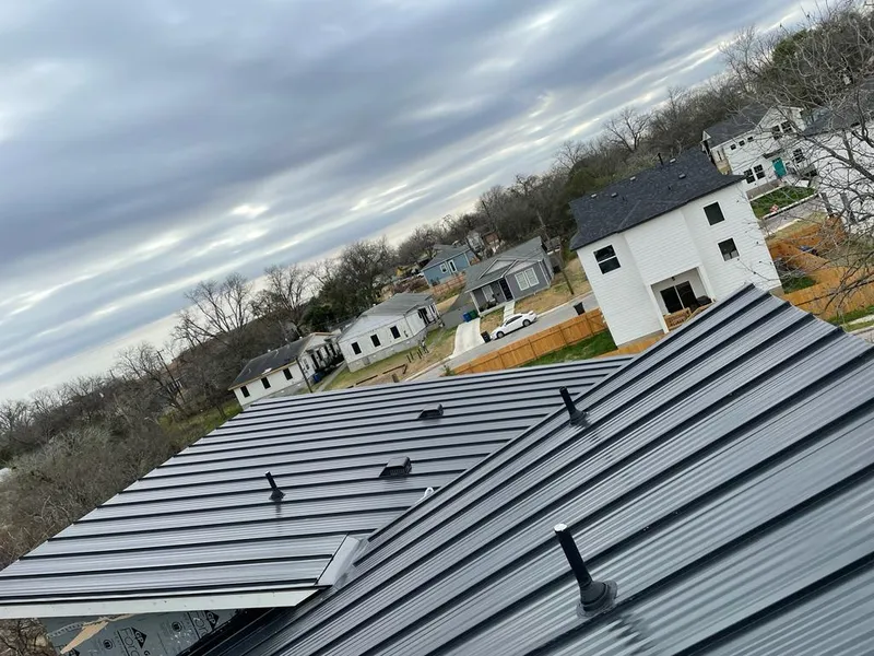 Standing seam metal roof panels with vents for Skylight Repair in Findlay